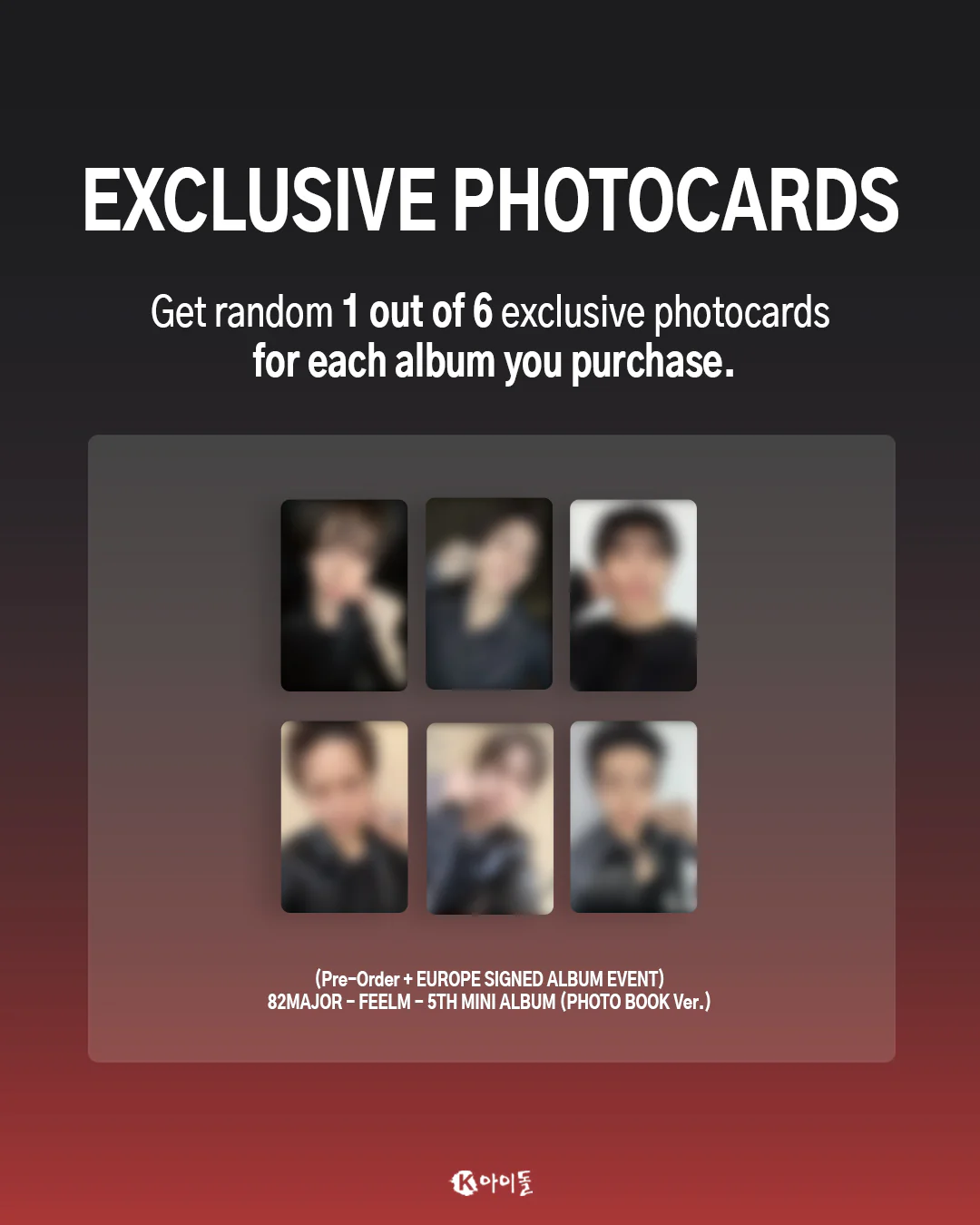 [K IDOL PREORDER EVENT] 82MAJOR - FeelM - 5th mini album - Image 3