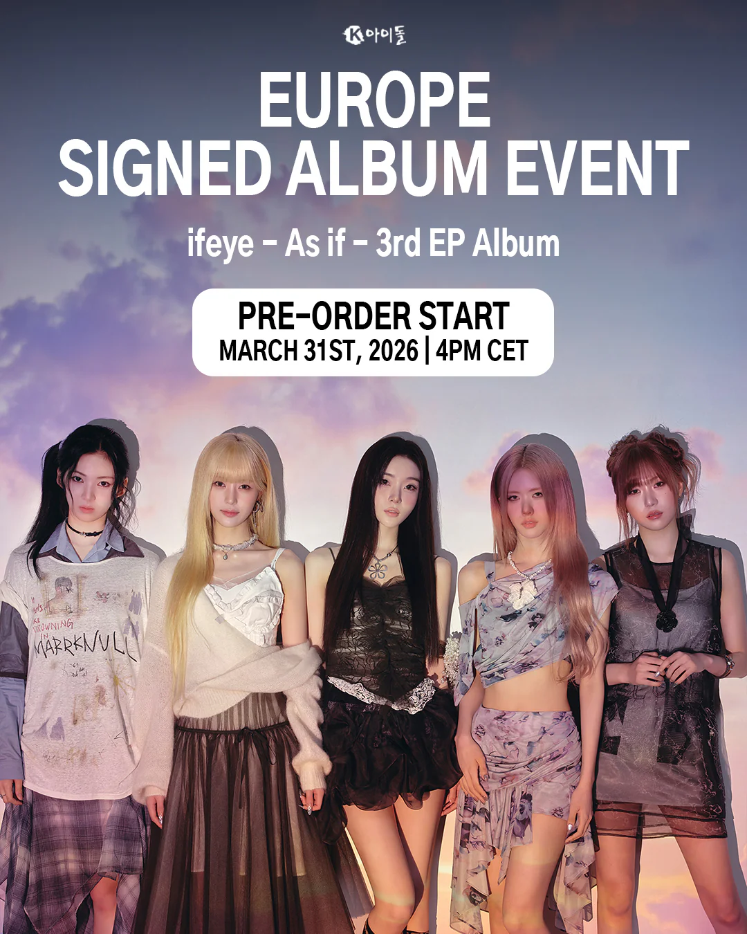 [K IDOL PREORDER EVENT] IFEYE - As If - 3rd EP album - Image 3