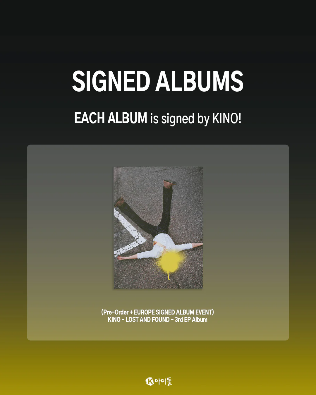 [K IDOL PREORDER EVENT] KINO - Lost And Found - 3rd mini album - Image 2