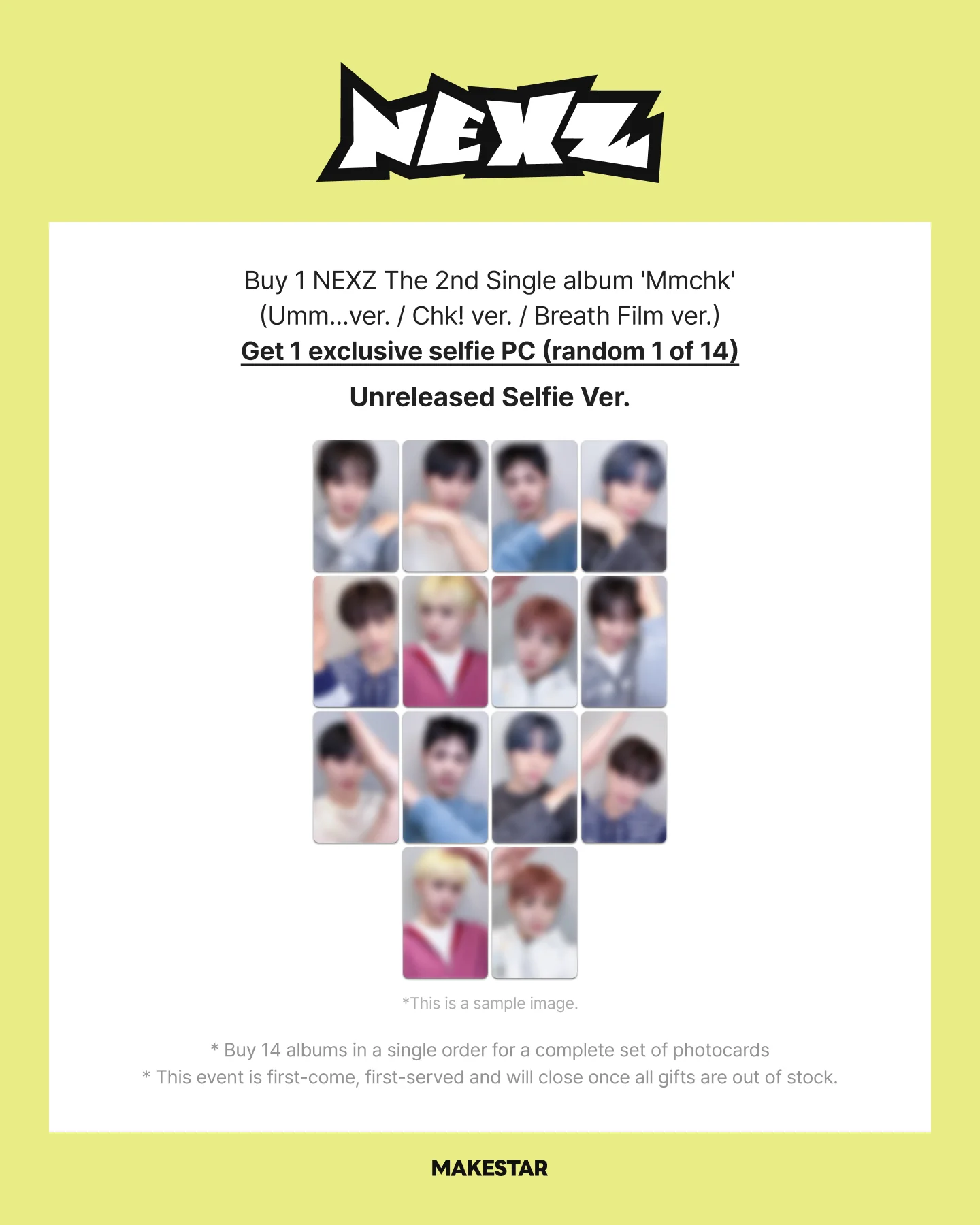[MAKESTAR LUCKY DRAW EVENT] NEXZ - Mmchk - 2nd single album - Image 3