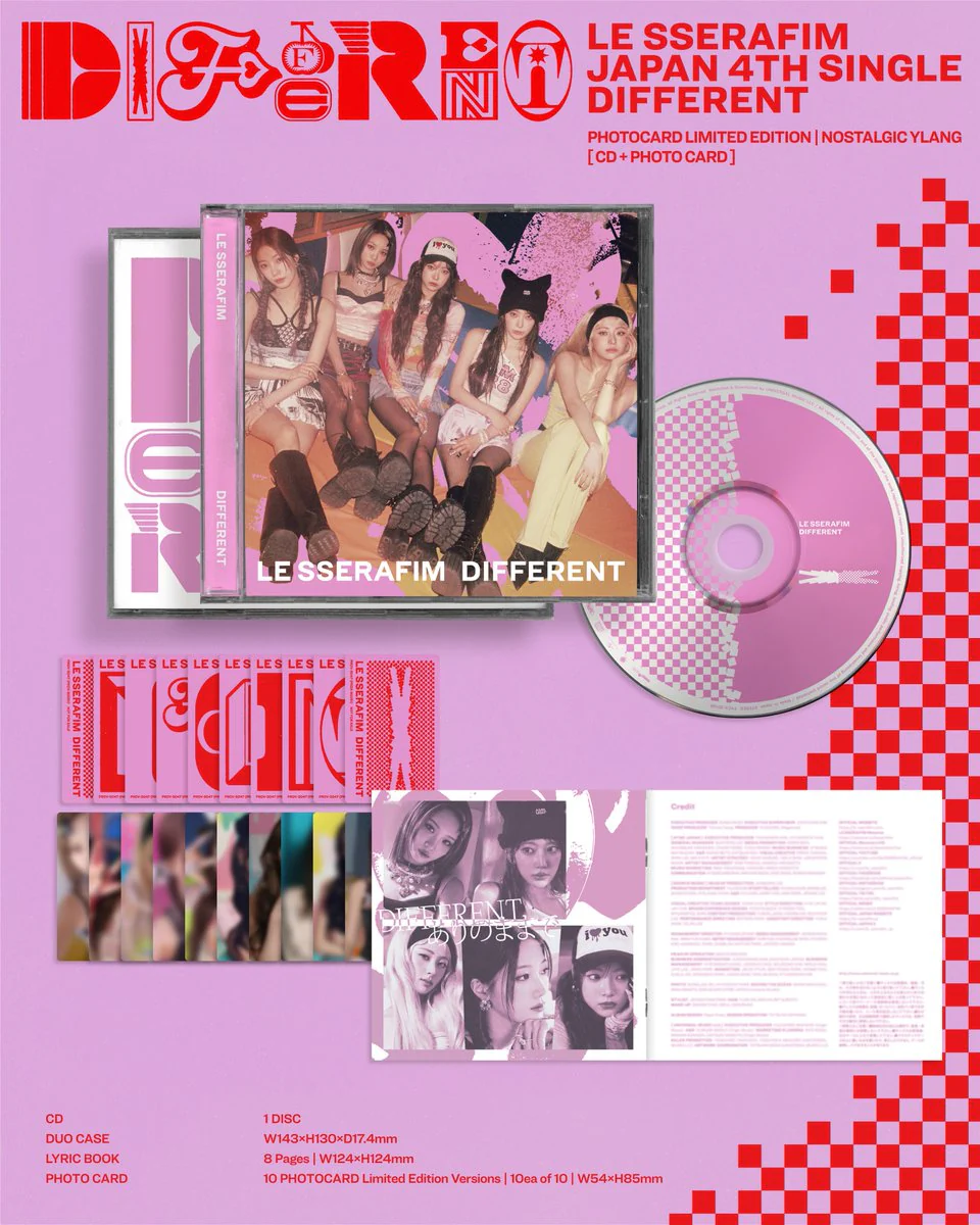 LE SSERAFIM - Different - Japan 4th single album - Image 5
